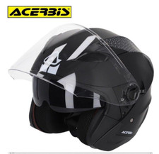 Casco Jet ACERBIS Firstway 2.0 22.06 Nero Opaco completo di visierino parasole