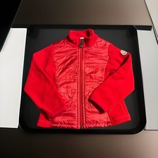 Moncler Giacca in Pile Rosso -