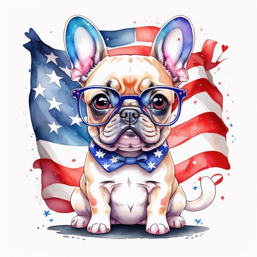Bulldog francese cane auto