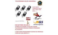 5 TELECOMANDI PER CANCELLO AUTOMATICO UNIVERSALE A 433,92 MHZ UNIVERSALE 