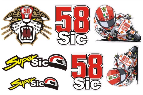 Marco simoncelli adesivi - 58,