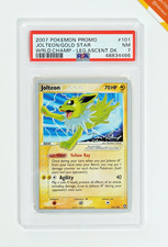 Pokemon PSA 7 Jolteon Gold Star #101 World Championships Promo 2007 English