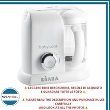 BÉABA , Babycook Solo, Robot da cucina per bambini 4 in 1 - Bianco e Argento