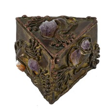 Scatola portagioie intarsiata