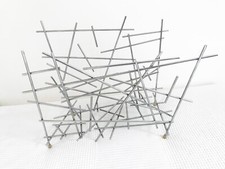 Portariviste Alessi Blow Up Acciaio Cromato design Fratelli Campana