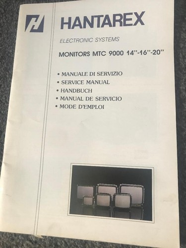 Monitor manuali servizio - manuali,