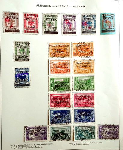 1920 1925 lotto albania - 1920-1925,