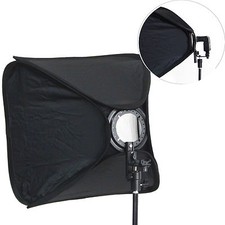 Softbox Bank Pieghevole EasyFolder DynaSun SB1009 50x50cm con Hot shoe per Flash