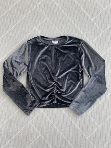 Top zara velluto antracite - zara, in