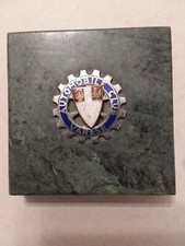 AUTOMOBILE CLUB VARESE  TARGA ORIGINALE SMALTATA  APPLICATA SU  MARMO 1926