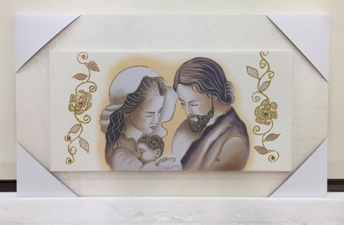 Quadro sacra famiglia con - sacra,