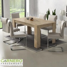 Tavolo allungabile rovere