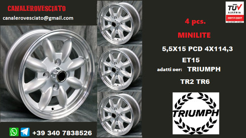 Cerchi lega minilite - , 15