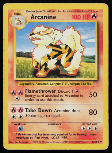 Arcanine 102 set - set, base