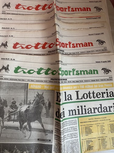 Lotto giornali cavalli - 10,