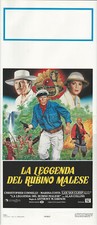 (1985) * Locandina Cinema "La Leggenda del Rubino Malese - Lee Van Cleef " Avven