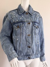 Giacca denim blu jeans cotone