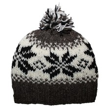 Cappello di lana con pompon e