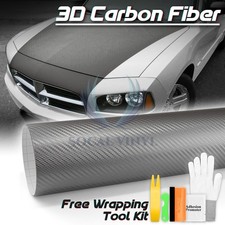 3D Carbon Fiber Gray Texture