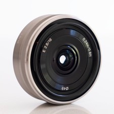SONY 16 mm F2.8 Mirrorless APS-C SEL16F28 Obiettivo Grandangolo a Focale Fissa