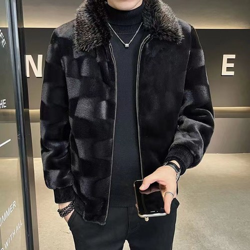 Cappotto pelliccia uomo visone