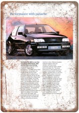 Insegna Vintage Ford Fiesta RS