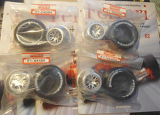 LOTTO 4 RUOTE RACING NUOVE PER FERRARI F2004 KYOSHO A SCOPPIO - RC - DE AGOSTINI