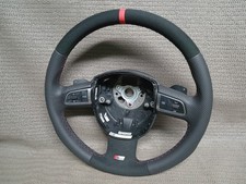 VOLANTE ORIGINALE DSG Sport Audi S-Line Audi A4 A6 C6 8P0 Multiradio NUOVO RIVESTITO