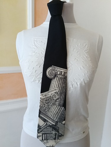 Fornasetti cravatta seta - cravatta, in