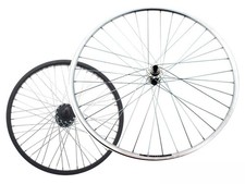 525008140 - RUOTA ANTERIORE BICI 26X3/8 ALLUMINIO/ALLUMINIO CON PERNO