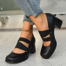 Scarpe donna tacco alto grosso