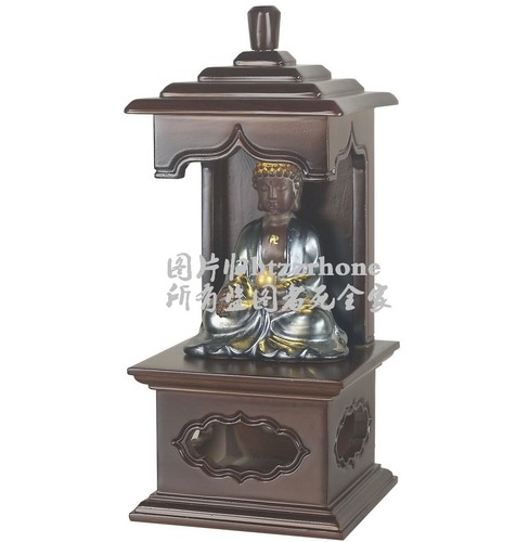 Statua buddha legno - in, altare
