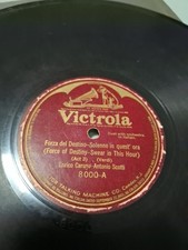 78 giri grammofono Caruso-Scotti(Verdi-Puccini)