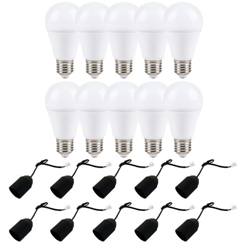 Led 60w e27 bianco - 10, x