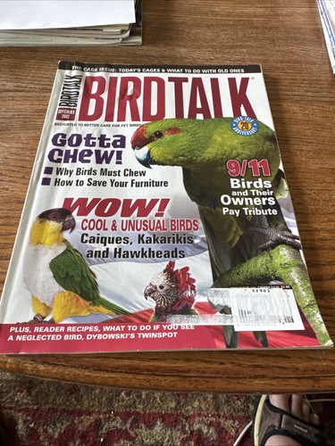 Bird talk magazine - magazine, september