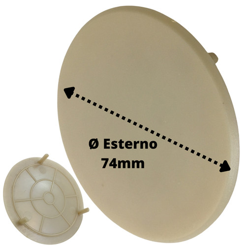 Coperchio tondo 60mm per