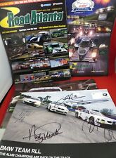 OFFICIAL SOUVENIR PROGRAM PETIT LE MANS 2011 ROAD ATLANTA ALMS + CARD BMW RLL