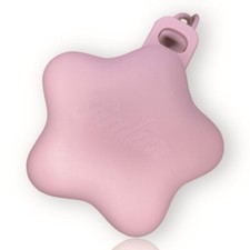 Portaciuccio Stella silicone. Personalizzato da nome, iniziali in vari colori