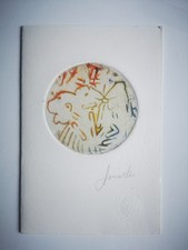 Incisione astratta con animali