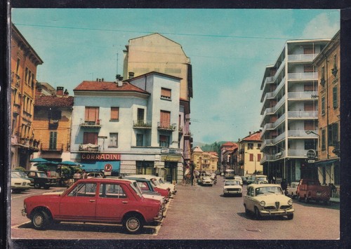 Cartolina borgosesia piazza - cartolina,