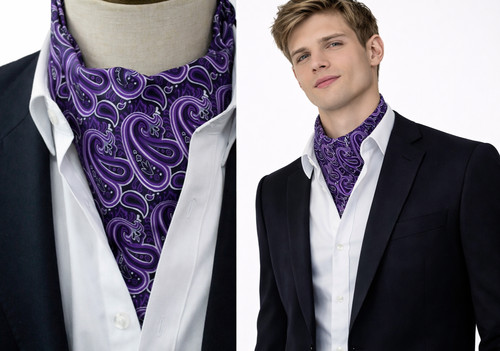 Uomo ascot foulard sciarpa - ascot,
