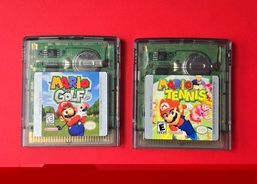 Mario tennis golf game boy - tennis,