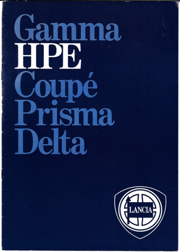 Lancia hpe 1983 1985 brochure - hpe,