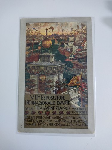 Cartolina vii esposizione - cartolina,