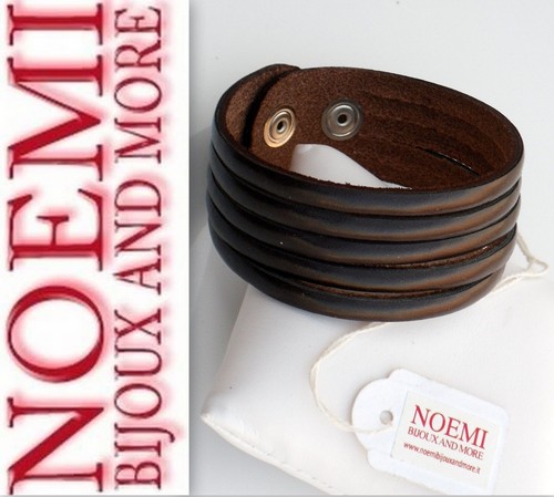 Noemi gioielli bracciale cuoio - bracciale,