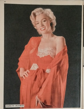 GRAND HOTEL RIVISTA 1960 MARILYN MONROE FOTO COLORE PIENA PAGINA CON ARTICOLO
