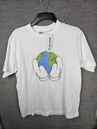 Shirt kaws uniqlo bianca - x,