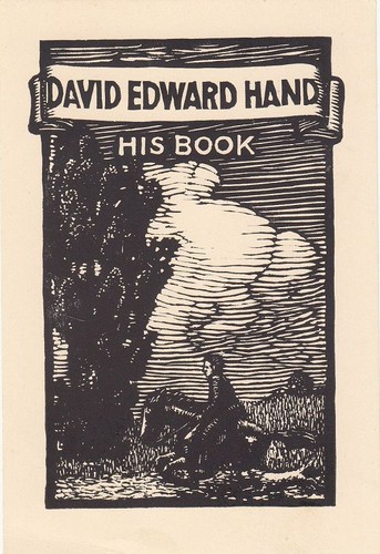 Exlibris bookplate incisione - bookplate,