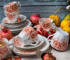 TRIO IN ANTICA PORCELLANA