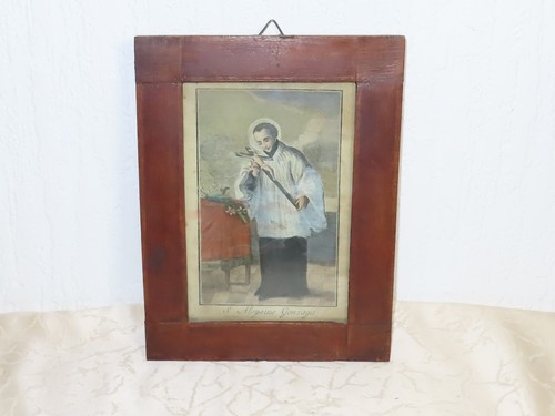 Antico quadro sacro incisione